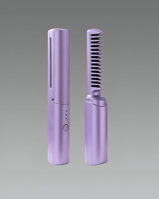 Cordless Mini Rechargeable Hair Straightener for Womens